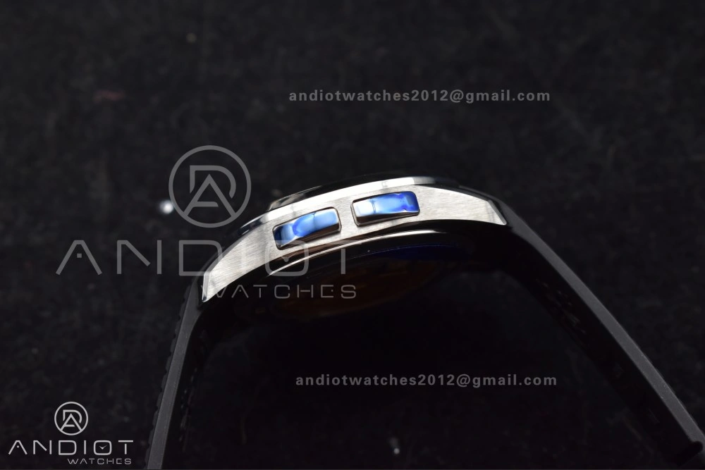 Aquanaut 5164A SS GRF Best Edition Gray Dial on Black Rubber Strap A324 V Affordable 383