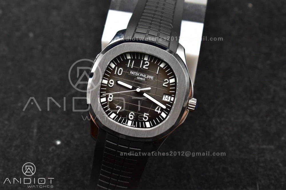 EasyCare Aquanaut 5167A SS 3KF Best Edition Black Dial on Black Rubber Strap A330 Super Clone V 374