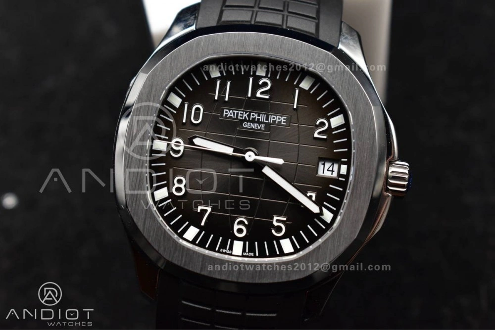 EasyCare Aquanaut 5167A SS 3KF Best Edition Black Dial on Black Rubber Strap A330 Super Clone V 374