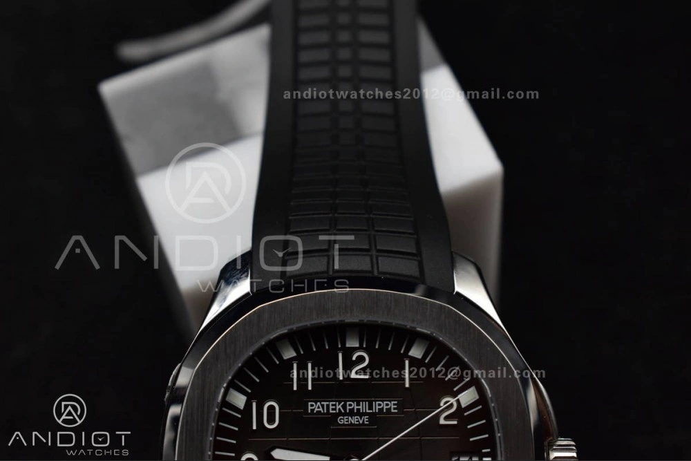 EasyCare Aquanaut 5167A SS 3KF Best Edition Black Dial on Black Rubber Strap A330 Super Clone V 374