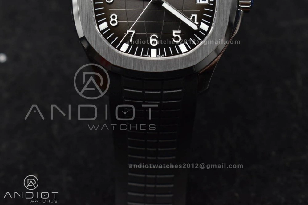 EasyCare Aquanaut 5167A SS 3KF Best Edition Black Dial on Black Rubber Strap A330 Super Clone V 374