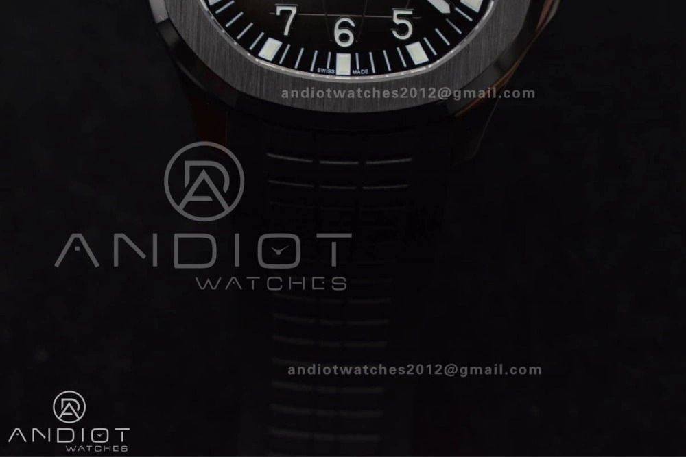 EasyCare Aquanaut 5167A SS 3KF Best Edition Black Dial on Black Rubber Strap A330 Super Clone V 374