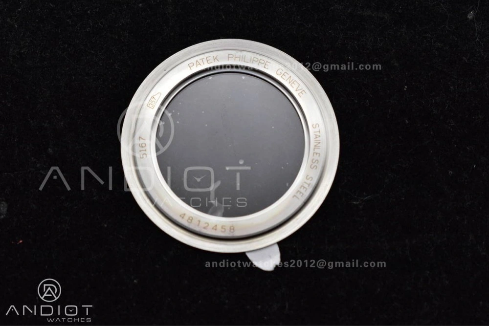 EasyCare Aquanaut 5167A SS 3KF Best Edition Black Dial on Black Rubber Strap A330 Super Clone V 374