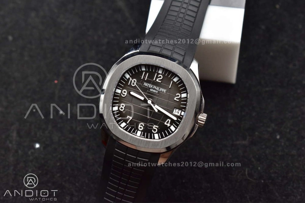 WrinkleFree Aquanaut 5167A SS ZF 1:1 Best Edition Black Dial on Black Rubber Strap 324CS V 377