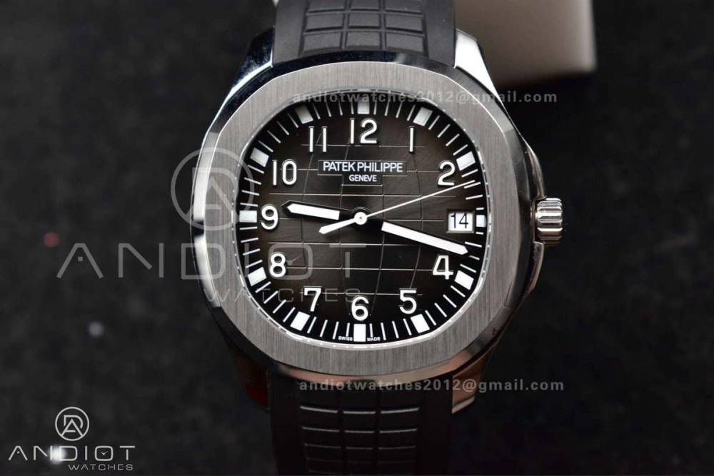 WrinkleFree Aquanaut 5167A SS ZF 1:1 Best Edition Black Dial on Black Rubber Strap 324CS V 377