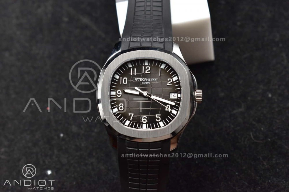 WrinkleFree Aquanaut 5167A SS ZF 1:1 Best Edition Black Dial on Black Rubber Strap 324CS V 377