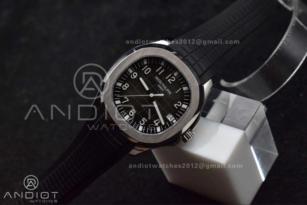 WrinkleFree Aquanaut 5167A SS ZF 1:1 Best Edition Black Dial on Black Rubber Strap 324CS V 377