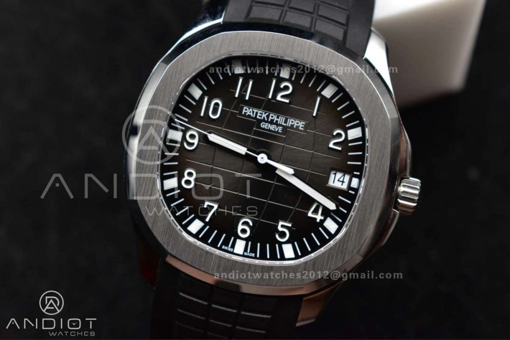 WrinkleFree Aquanaut 5167A SS ZF 1:1 Best Edition Black Dial on Black Rubber Strap 324CS V 377