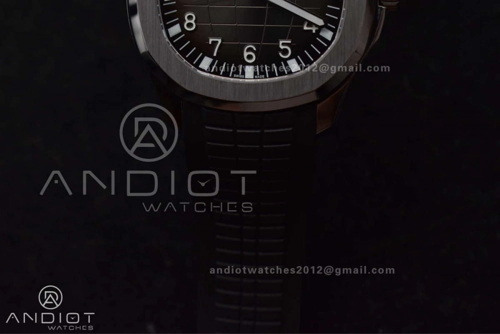 WrinkleFree Aquanaut 5167A SS ZF 1:1 Best Edition Black Dial on Black Rubber Strap 324CS V 377