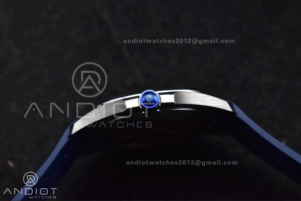 Practical Aquanaut 5167G 42mm SS 3KF 1:1 Best Edition Blue Dial on Blue Rubber Strap A330 Super Clone V 385