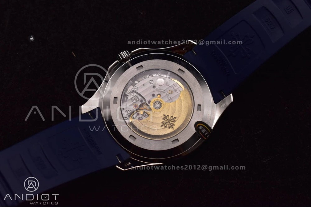 Practical Aquanaut 5167G 42mm SS 3KF 1:1 Best Edition Blue Dial on Blue Rubber Strap A330 Super Clone V 385