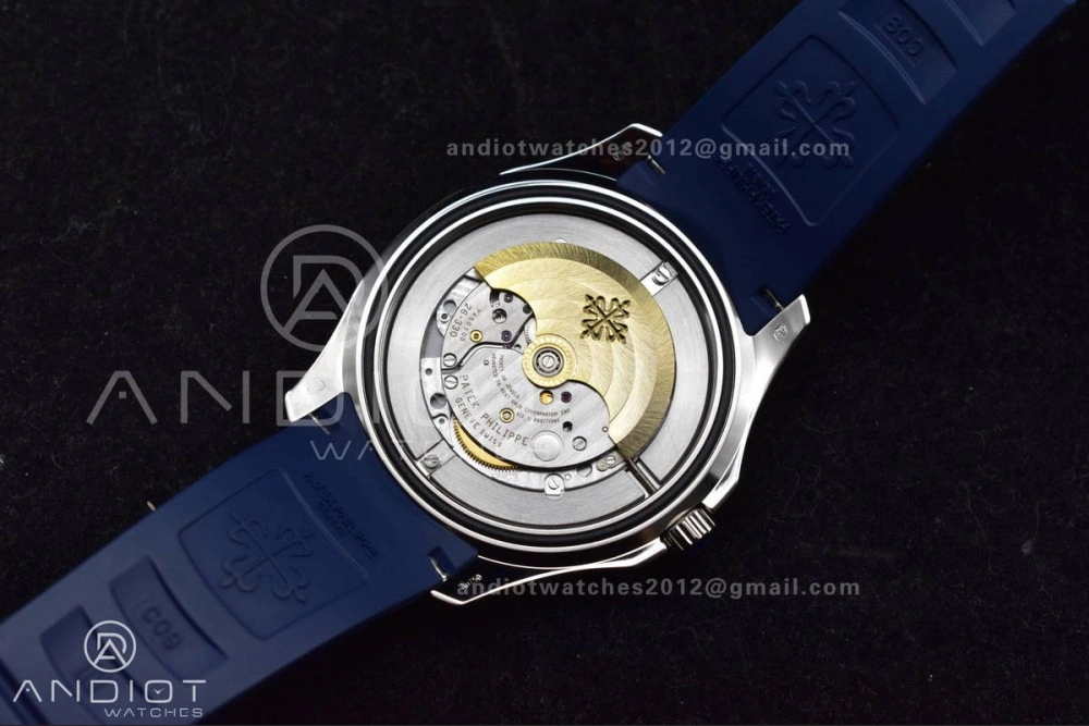 Practical Aquanaut 5167G 42mm SS 3KF 1:1 Best Edition Blue Dial on Blue Rubber Strap A330 Super Clone V 385