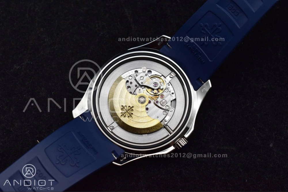 Practical Aquanaut 5167G 42mm SS 3KF 1:1 Best Edition Blue Dial on Blue Rubber Strap A330 Super Clone V 385