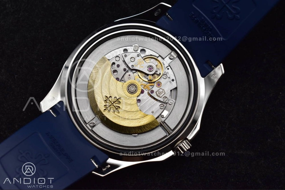 Practical Aquanaut 5167G 42mm SS 3KF 1:1 Best Edition Blue Dial on Blue Rubber Strap A330 Super Clone V 385