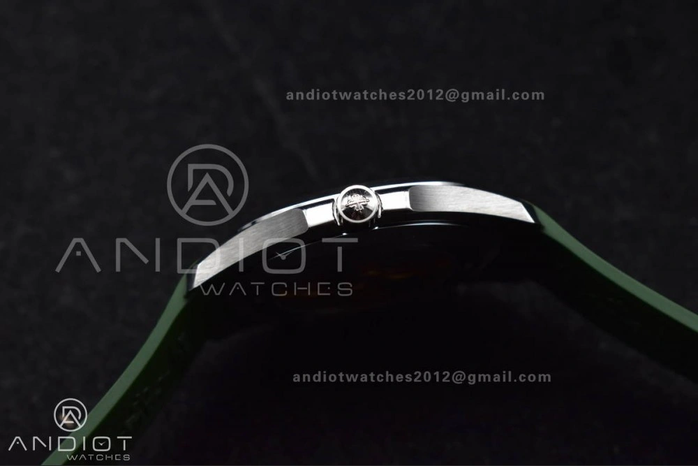 Aquanaut 5167G 42mm SS 3KF 1:1 Best Edition Green Dial on Green Rubber Strap A330 Super Clone V Supportive 375