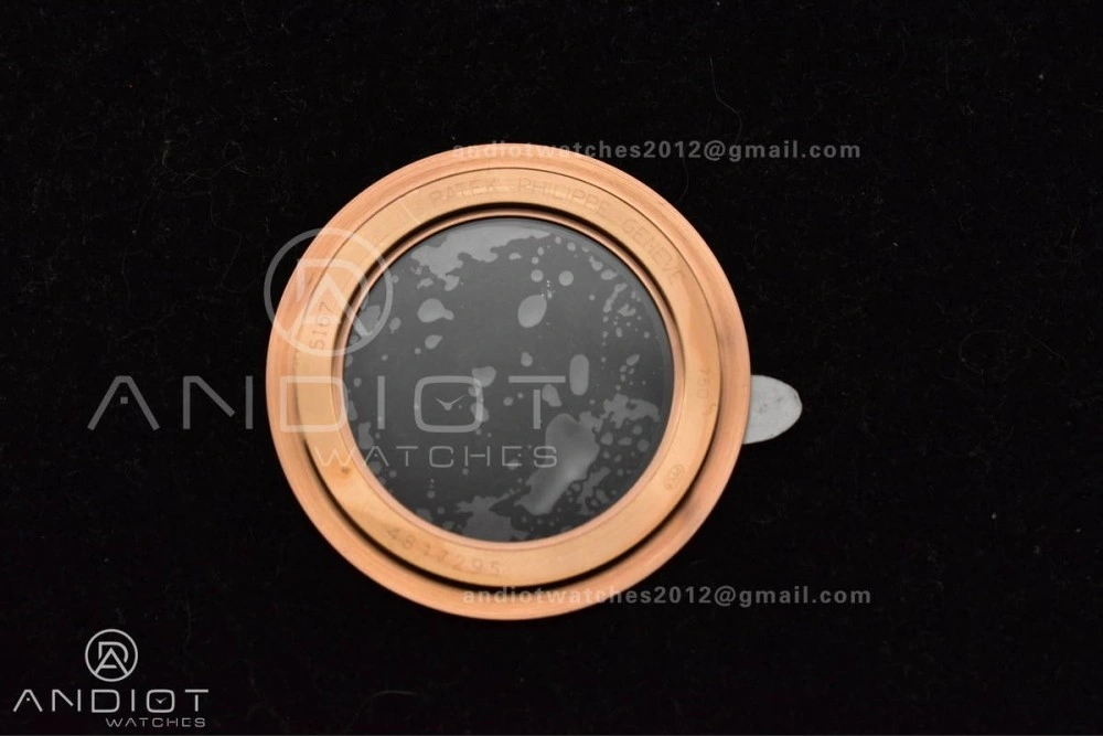 Elegant Aquanaut 5167R RG 3KF Best Edition Brown Dial on Brown Rubber Strap A330 Super Clone V 387