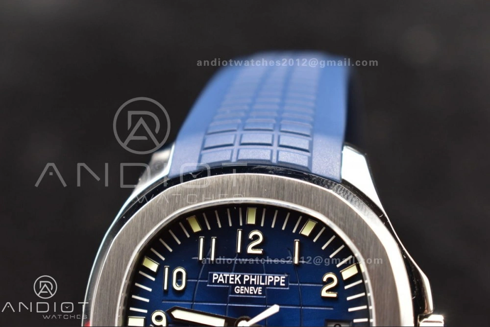 Modern Aquanaut 5168G 42mm SS ZF 1:1 Best Edition Blue Dial on Blue Rubber Strap 324CS 367