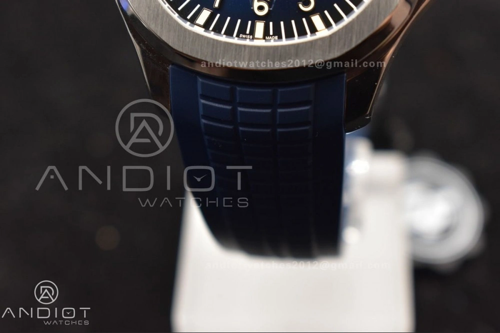 Modern Aquanaut 5168G 42mm SS ZF 1:1 Best Edition Blue Dial on Blue Rubber Strap 324CS 367
