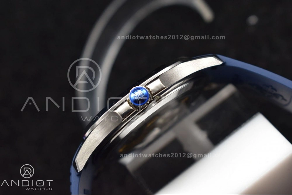 Modern Aquanaut 5168G 42mm SS ZF 1:1 Best Edition Blue Dial on Blue Rubber Strap 324CS 367