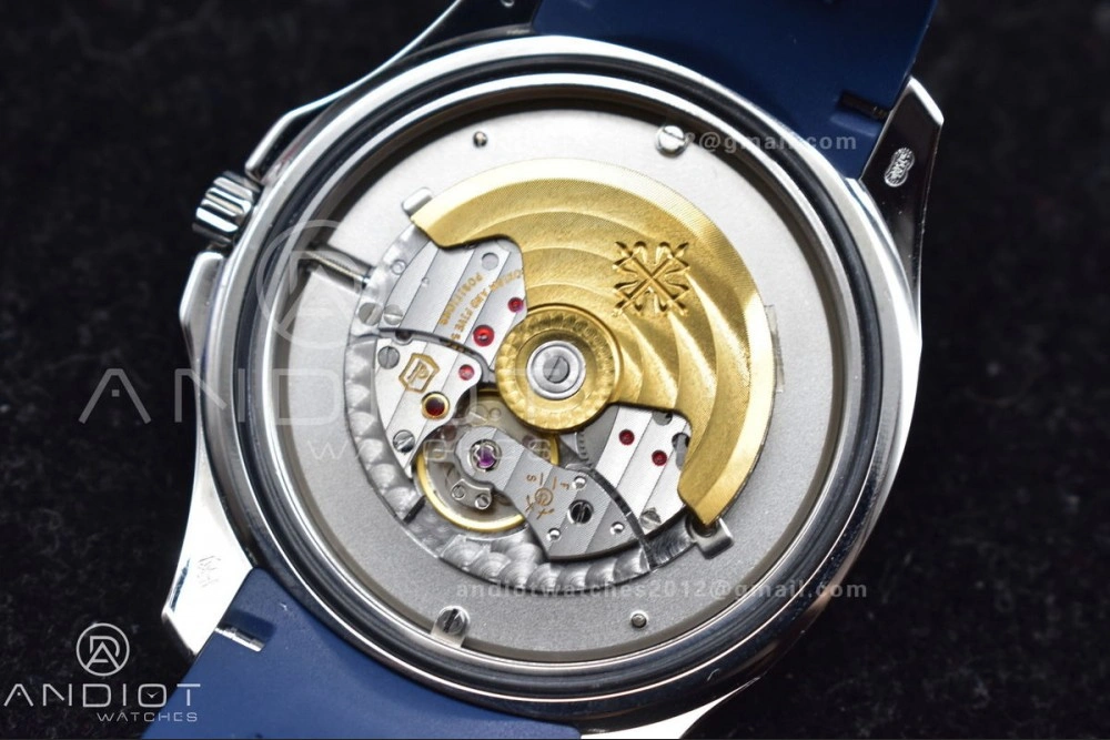 Modern Aquanaut 5168G 42mm SS ZF 1:1 Best Edition Blue Dial on Blue Rubber Strap 324CS 367