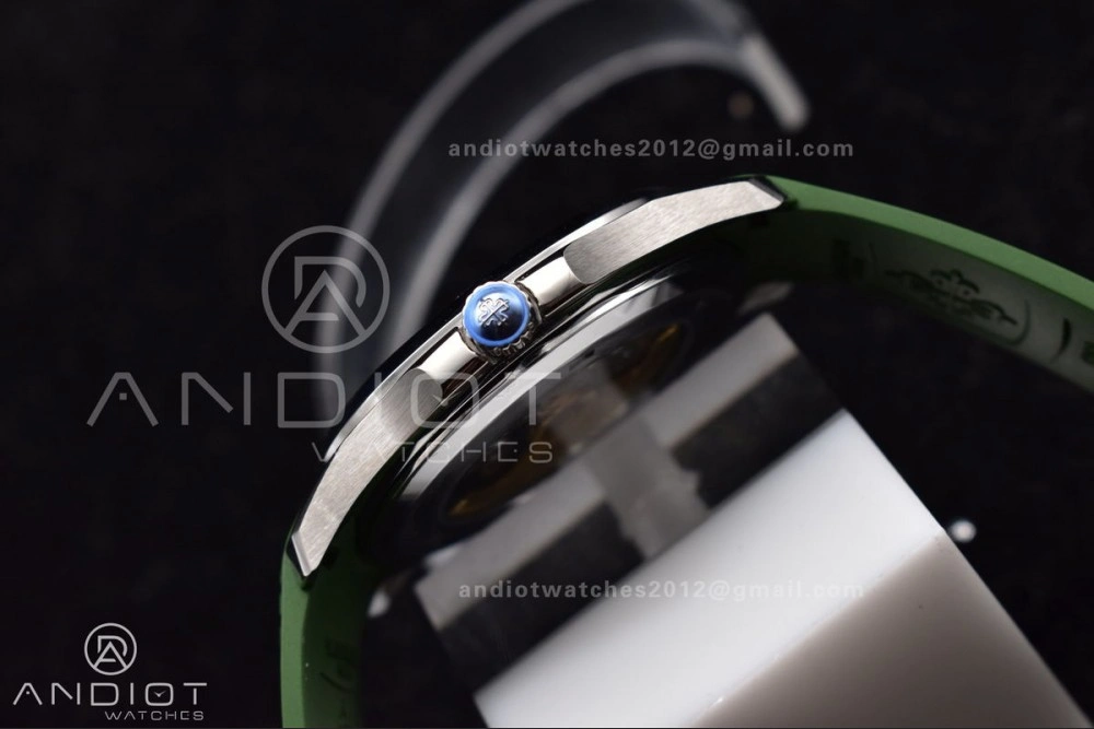 NewStyle Aquanaut 5168G 42mm SS ZF 1:1 Best Edition Green Dial On Green Rubber Strap 324CS 514