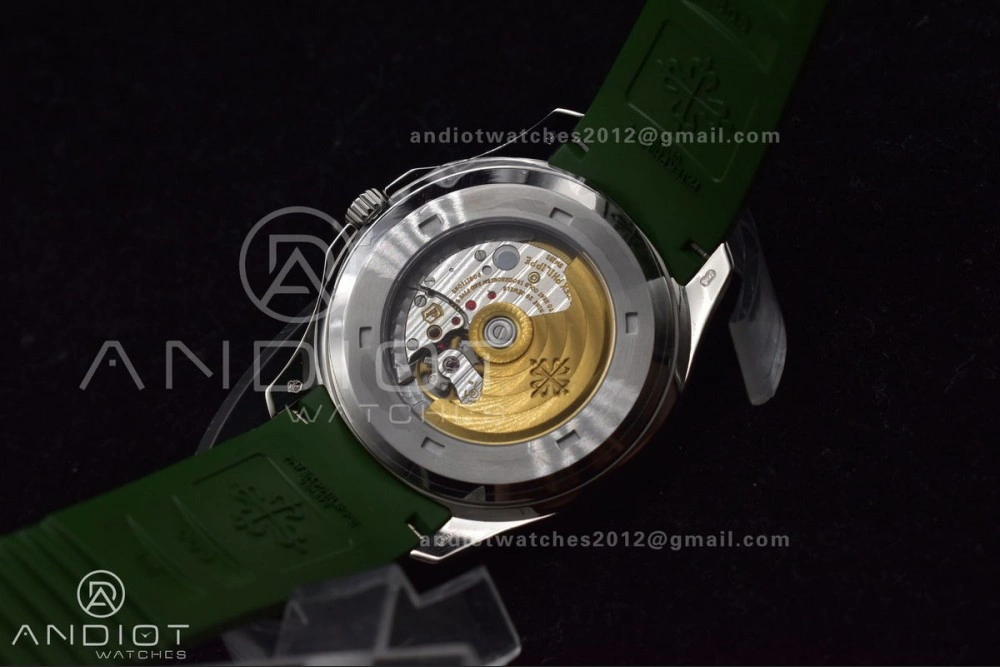NewStyle Aquanaut 5168G 42mm SS ZF 1:1 Best Edition Green Dial On Green Rubber Strap 324CS 514