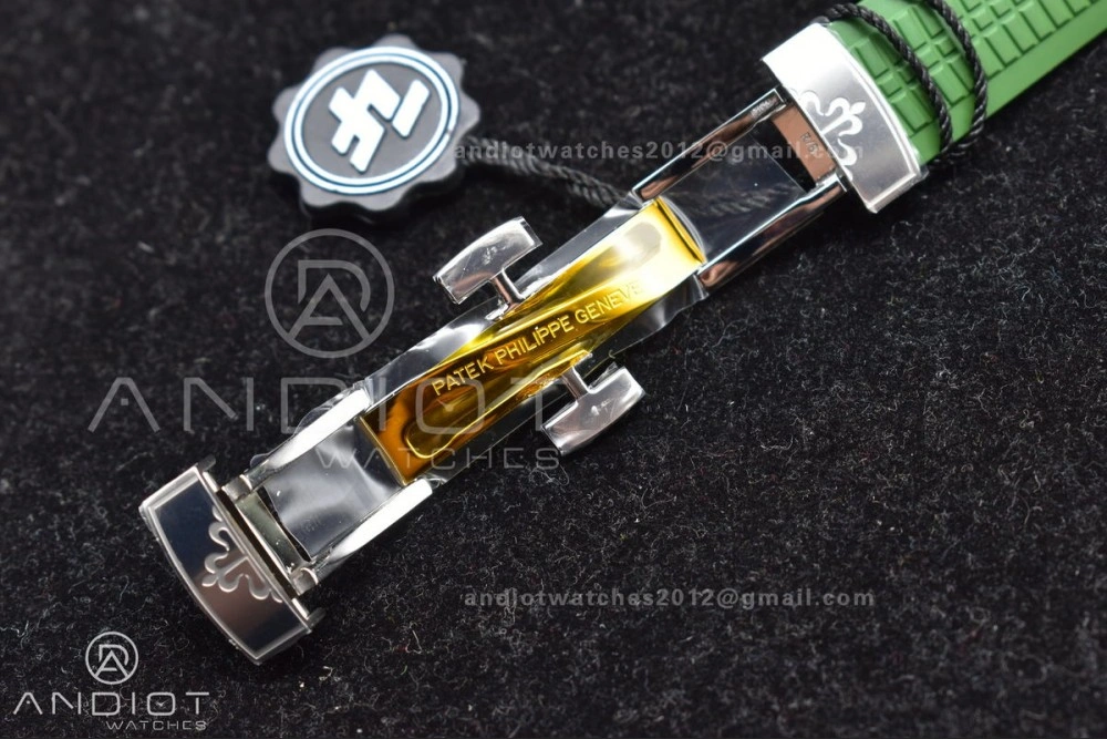 NewStyle Aquanaut 5168G 42mm SS ZF 1:1 Best Edition Green Dial On Green Rubber Strap 324CS 514