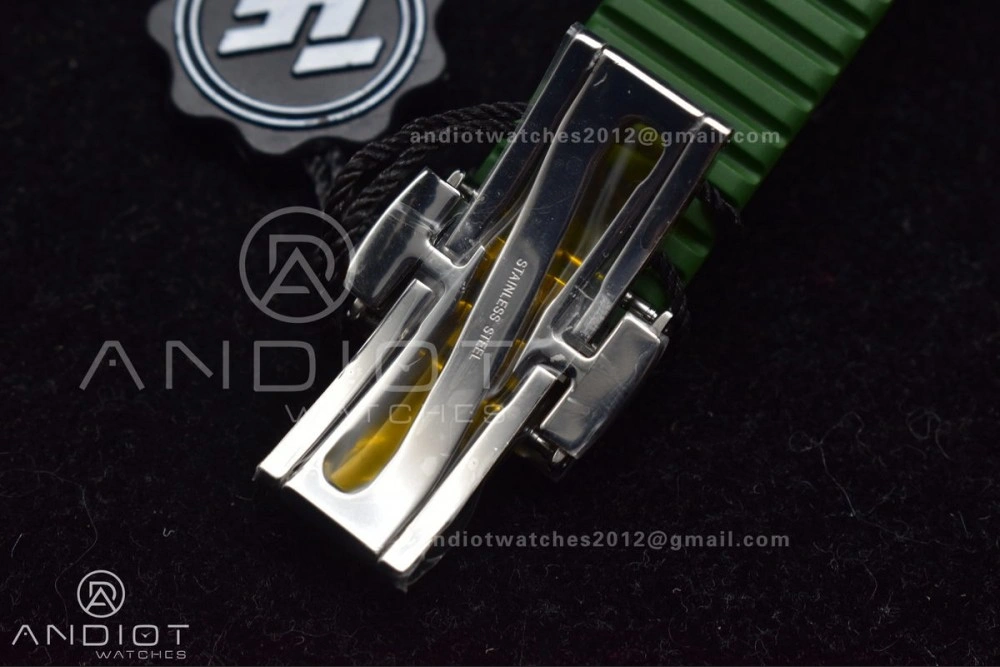 NewStyle Aquanaut 5168G 42mm SS ZF 1:1 Best Edition Green Dial On Green Rubber Strap 324CS 514