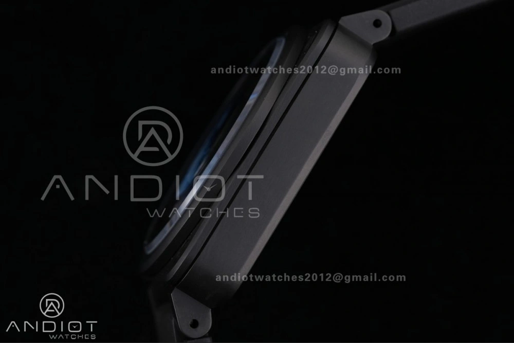 Durable BR03 ASTRO Space Punk Black Ceramic M+F 1:1 Best Edition Aventurine Dial on Rubber Strap A 155