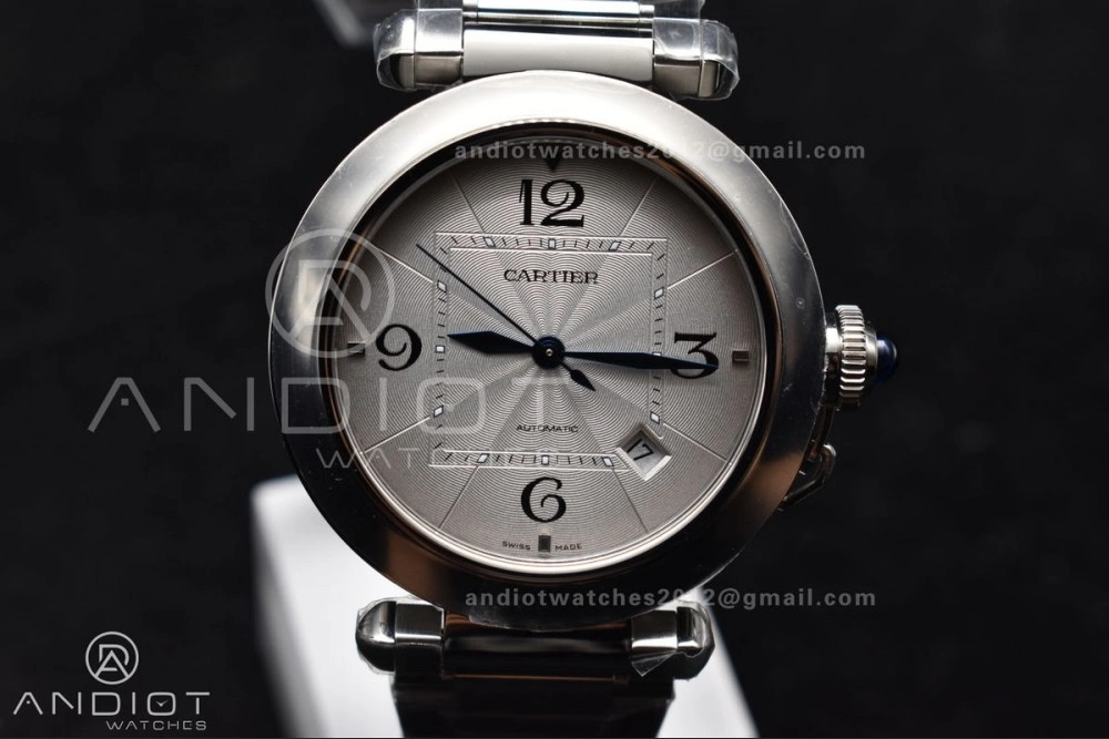 Efficient BVF Cartier Pasha Ladies Made 1:1 like the Genuine White Dial on SS Bracelet 531