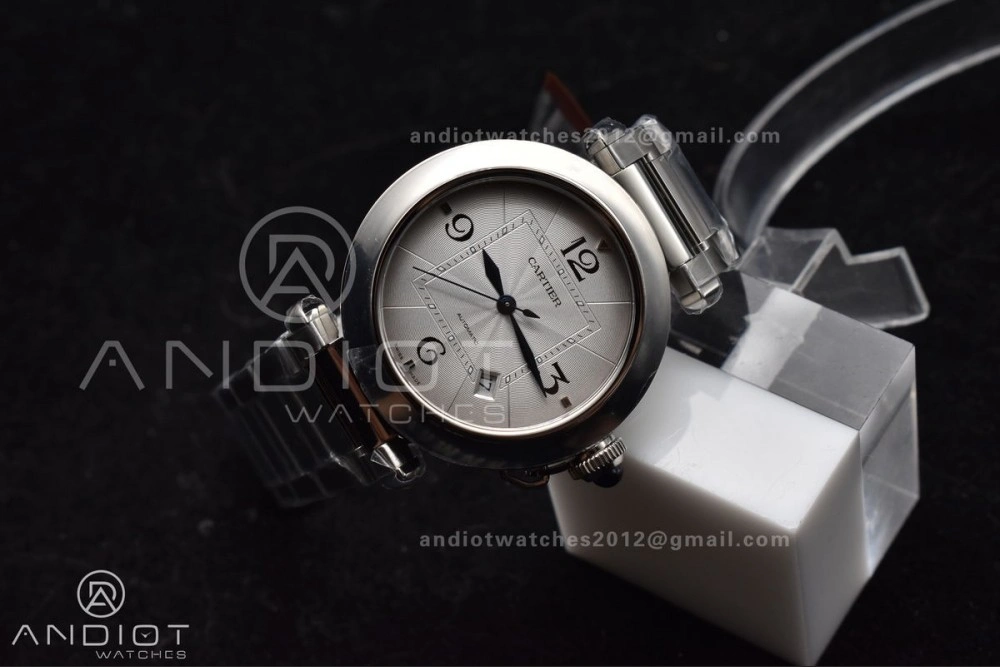 Efficient BVF Cartier Pasha Ladies Made 1:1 like the Genuine White Dial on SS Bracelet 531