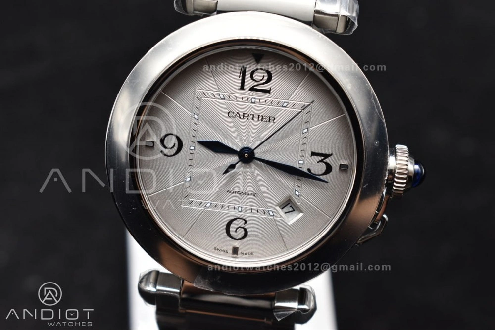 Efficient BVF Cartier Pasha Ladies Made 1:1 like the Genuine White Dial on SS Bracelet 531