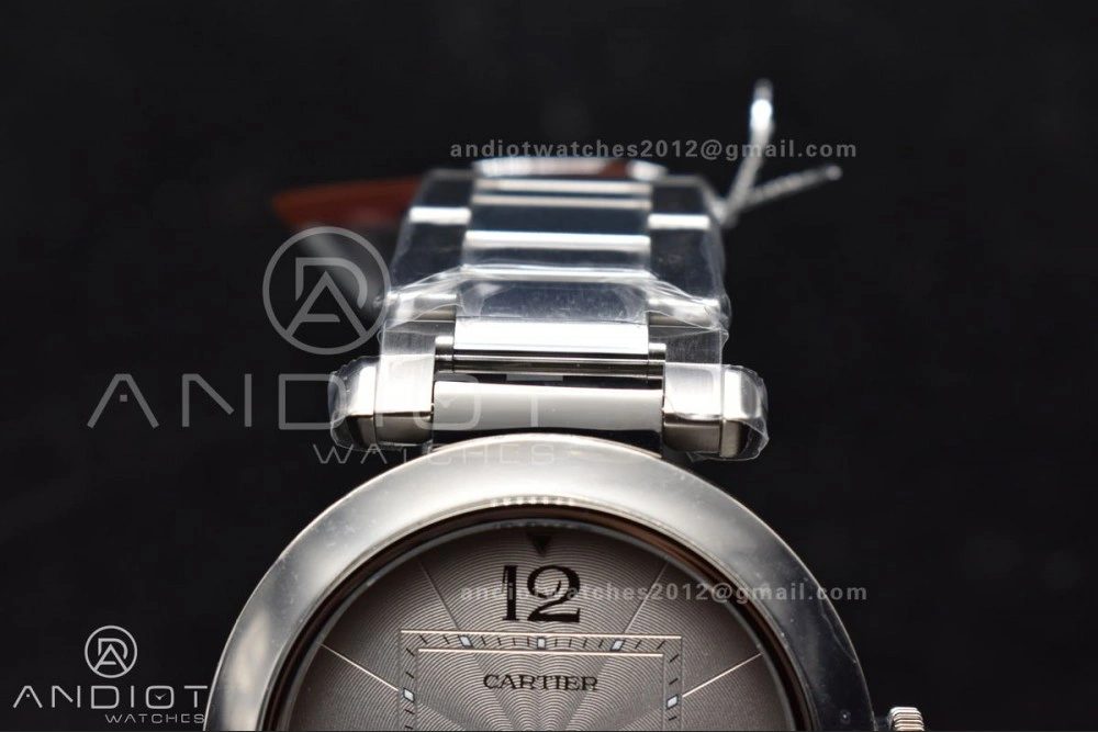 Efficient BVF Cartier Pasha Ladies Made 1:1 like the Genuine White Dial on SS Bracelet 531