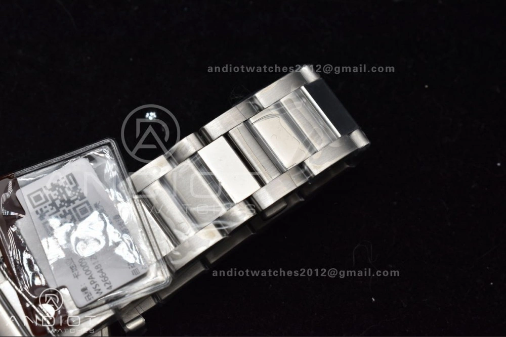 Efficient BVF Cartier Pasha Ladies Made 1:1 like the Genuine White Dial on SS Bracelet 531