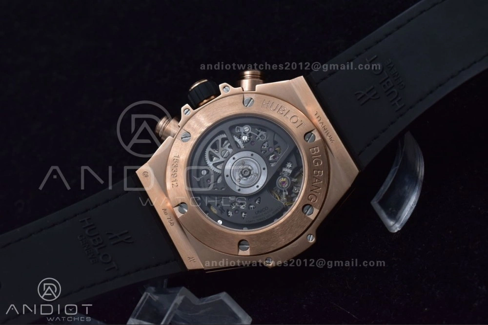 TimelessDesign Big Bang Unico Rainbow King RG 45mm ZF 1:1 Best Edition on Rainbow Gummy Strap A 277