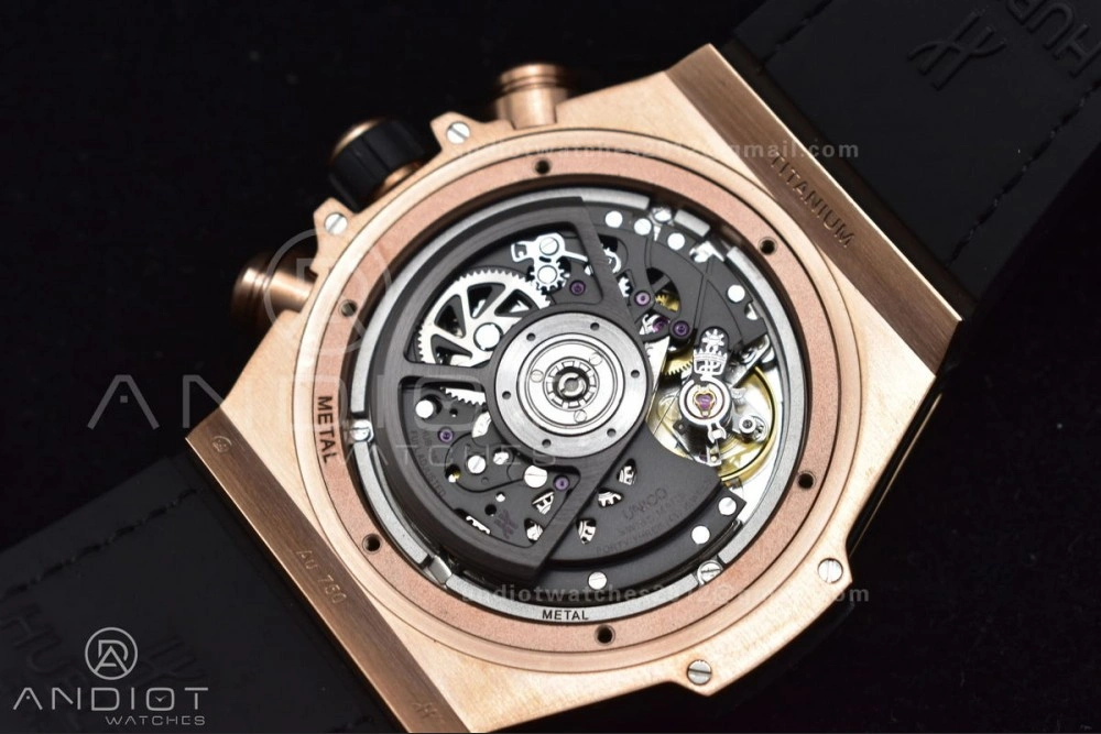 TimelessDesign Big Bang Unico Rainbow King RG 45mm ZF 1:1 Best Edition on Rainbow Gummy Strap A 277