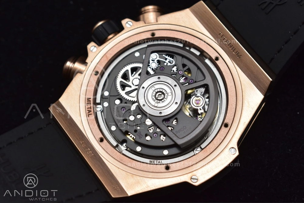 TimelessDesign Big Bang Unico Rainbow King RG 45mm ZF 1:1 Best Edition on Rainbow Gummy Strap A 277