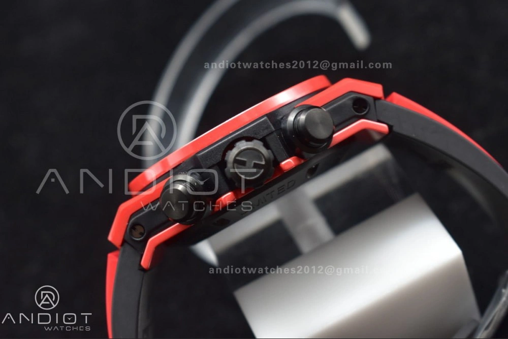 QuickDry Big Bang Unico Red Magic Ceramic BBF 1:1 Best Edition Skeleton Dial on Red Rubber Strap A 273