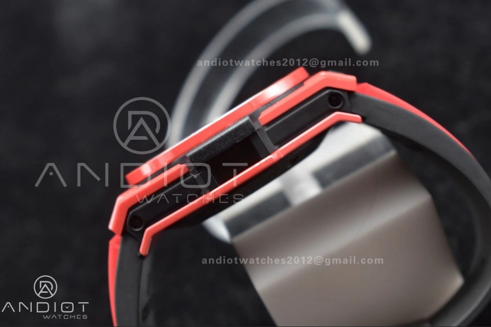 QuickDry Big Bang Unico Red Magic Ceramic BBF 1:1 Best Edition Skeleton Dial on Red Rubber Strap A 273
