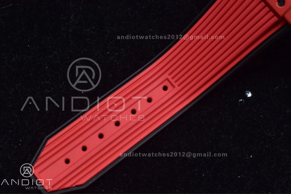 QuickDry Big Bang Unico Red Magic Ceramic BBF 1:1 Best Edition Skeleton Dial on Red Rubber Strap A 273