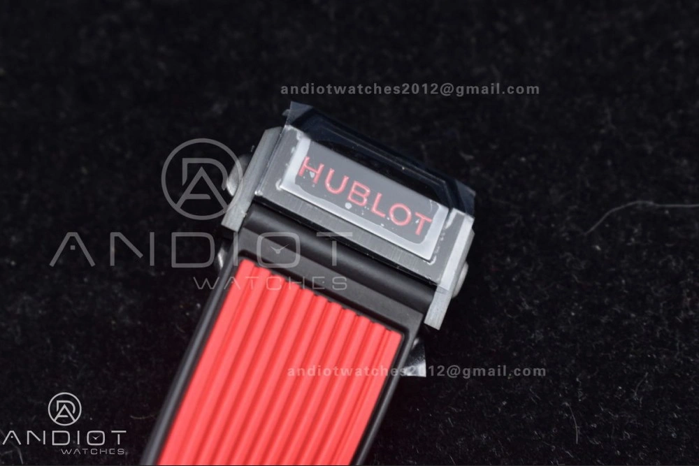 QuickDry Big Bang Unico Red Magic Ceramic BBF 1:1 Best Edition Skeleton Dial on Red Rubber Strap A 273