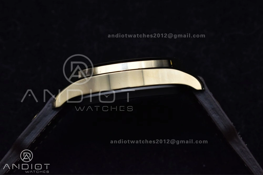 Big Pilot IW501005 Real Bronze ZF 1:1 Best Edition Black Dial on Brown Leather Strap A Minimalist 519