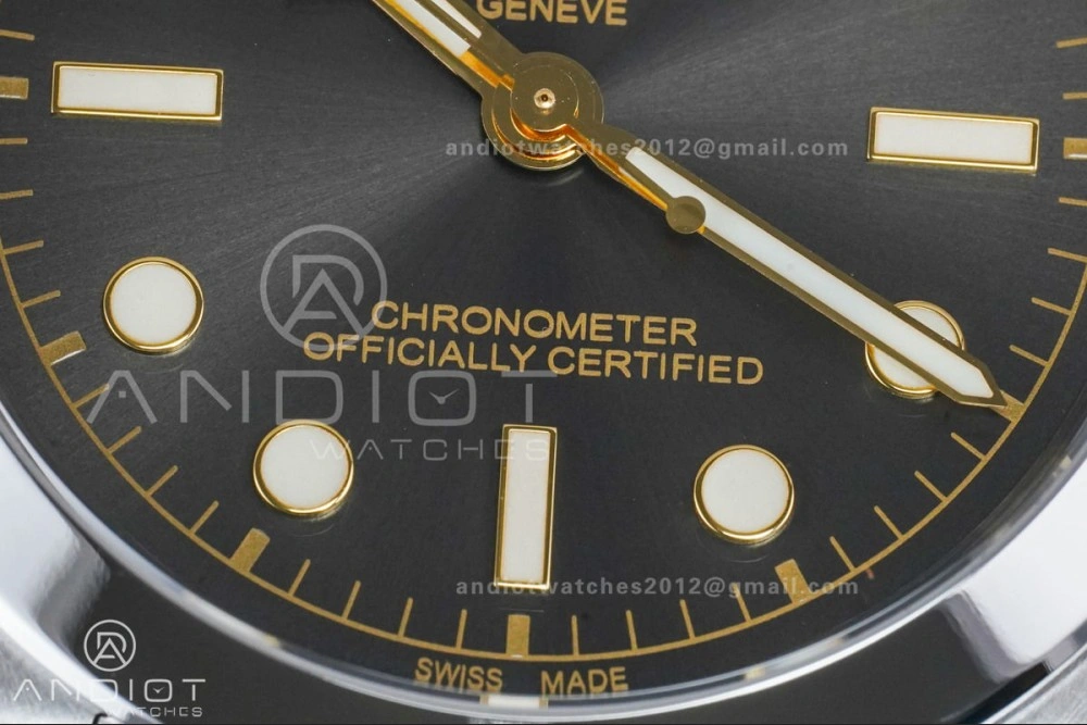 Elegant Black Bay 39mm SS KRF 1:1 Best Edition Anthracite Dial on Jubilee Bracelet SW 1251