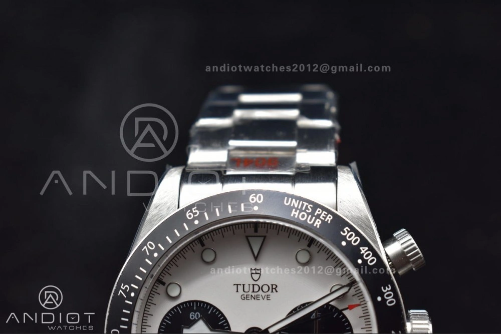 HighQuality Black Bay Chrono SS TWS 1:1 Best Edition White Dial on SS Bracelet A 522
