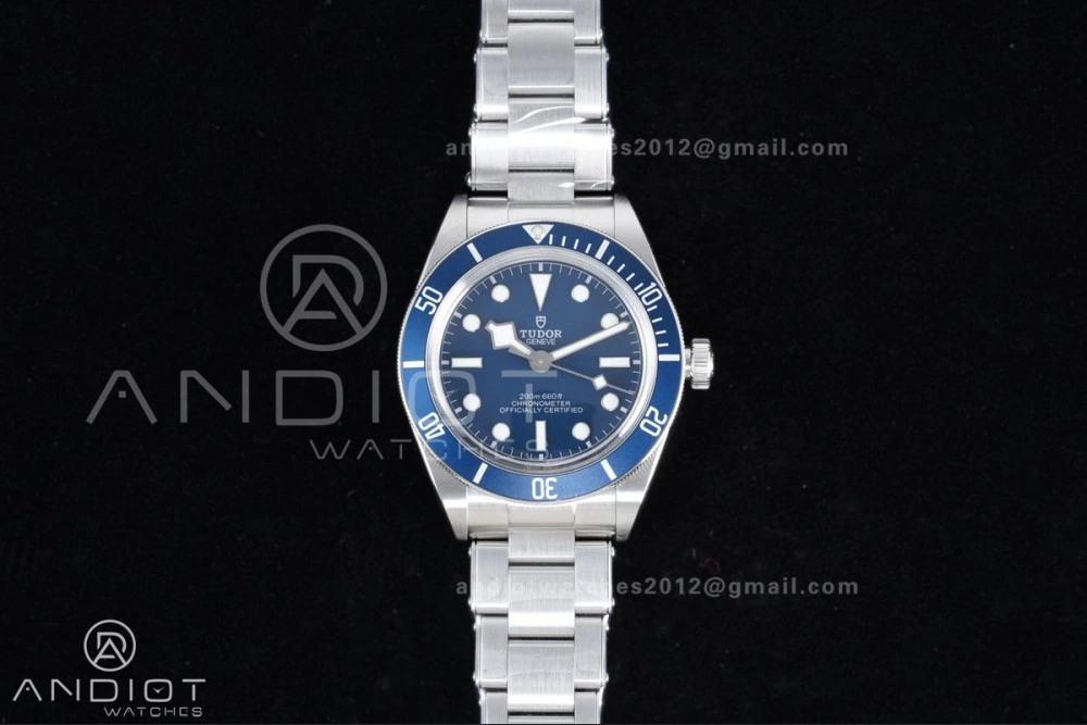 Affordable Black Bay Fifty Eight 39mm SS ZF 1:1 Best Edition Blue Dial on SS Bracelet A 1255