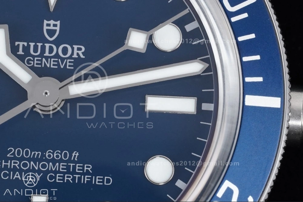 Affordable Black Bay Fifty Eight 39mm SS ZF 1:1 Best Edition Blue Dial on SS Bracelet A 1255