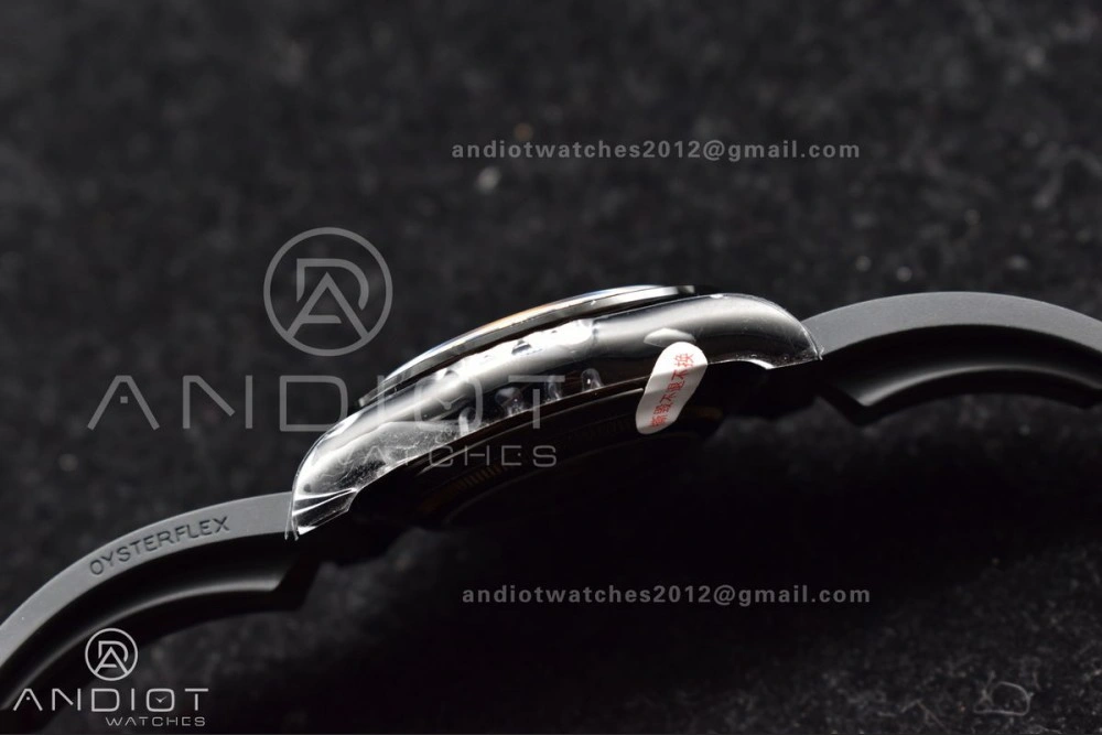Blaken Daytona PVD Ceramic Bezel GETF Best Edition Skeleton Gold Dial on Black Rubber Strap SA Colorful 523