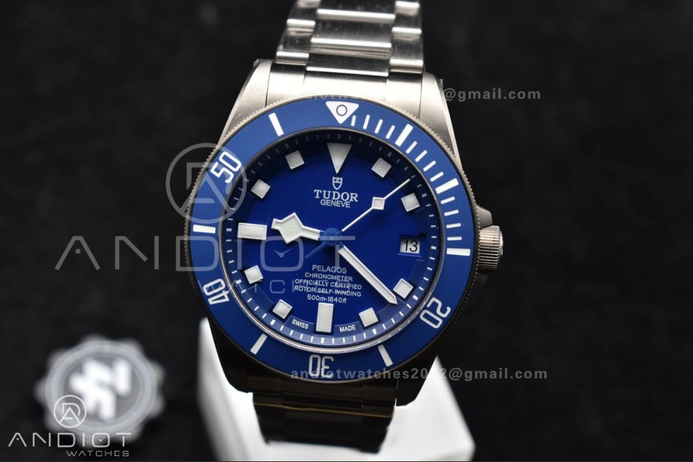 Blue Pelagos ZF 1:1 Best Edition on Titanium Bracelet A2824 V Snug 528