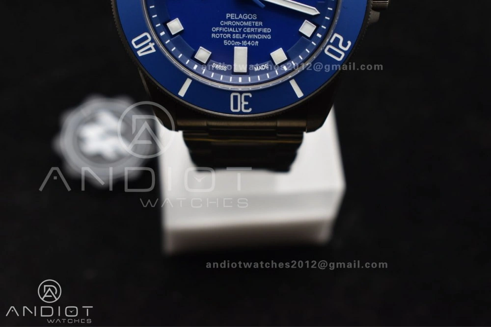 Blue Pelagos ZF 1:1 Best Edition on Titanium Bracelet A2824 V Snug 528
