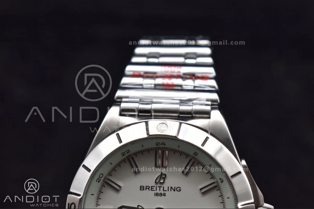 Efficient Breitling BLS Factory Chronomat Automatic 1:1 Best Edition GMT 40mm White Dial On SS Bracelet A 162